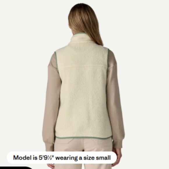 PATAGONIA W's Retro Pile Fleece Vest Size S - NWT - Picture 6 of 6